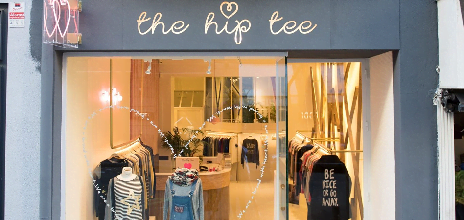 The Hip Tee profesionaliza su estructura y tantea abrir en Barcelona su segunda tienda